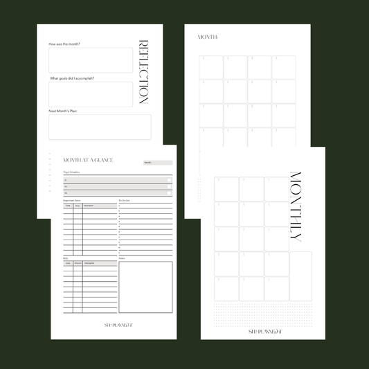 Monthly Inserts