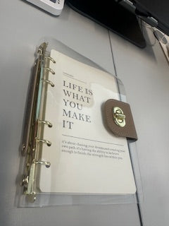 A5 Clear Agenda Cover