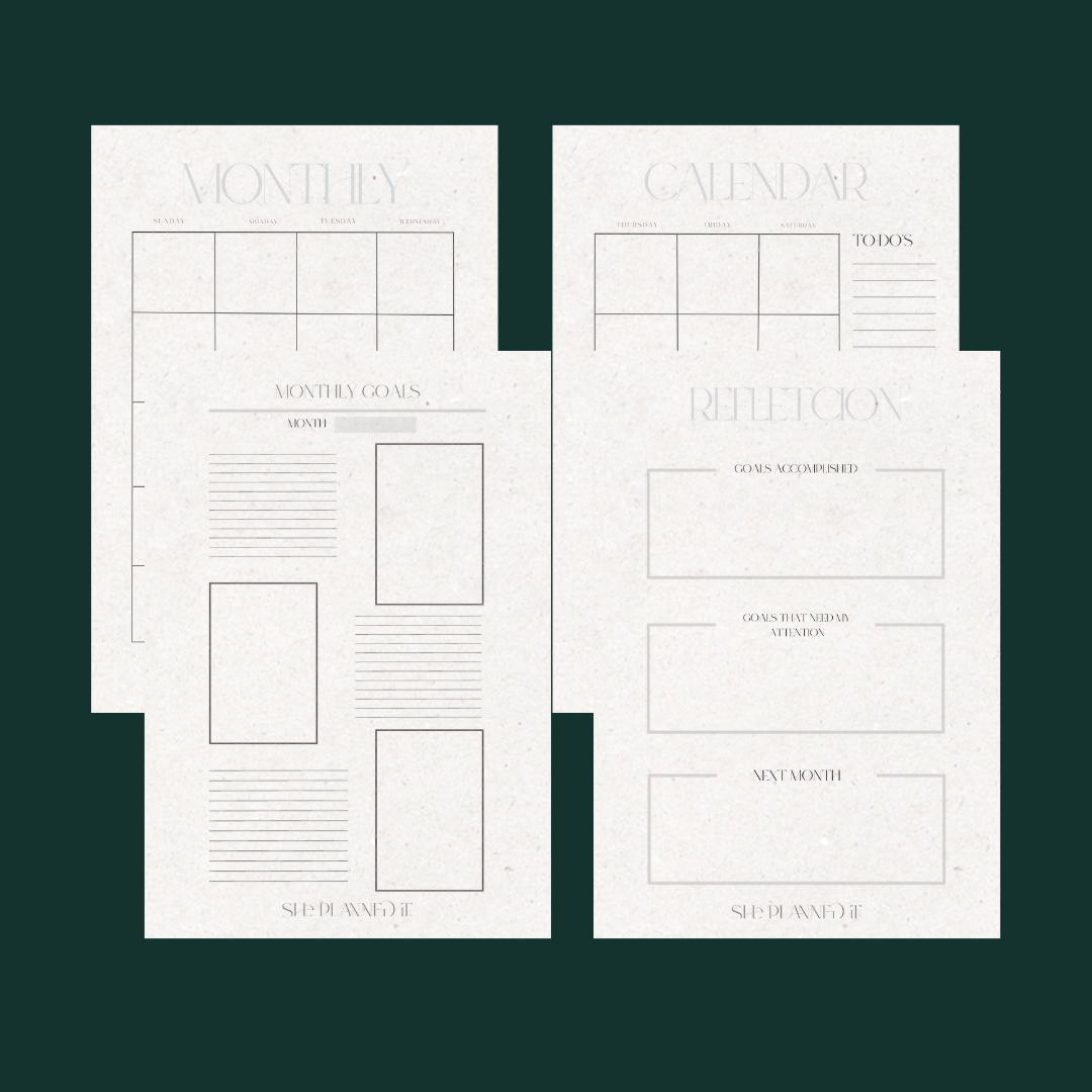 Planner Inserts – She Planned It