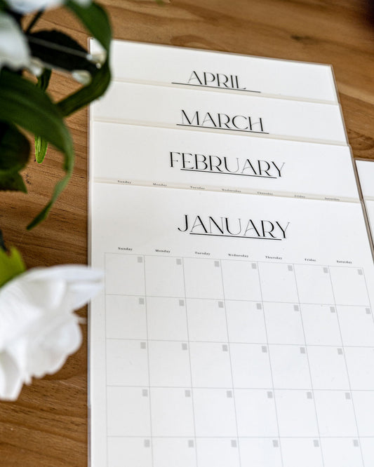 Dry Erase Wall Calendars